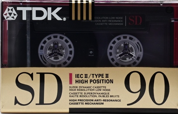 Аудіокасета: TDK SD 90 (1990) 2_T1222 фото