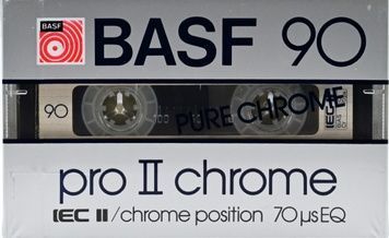 Аудіокасета BASF Pro II Chrome 90 (1982-84) 6pureT032 фото