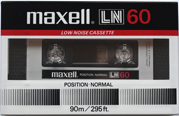 Аудіокасета Maxell LN 60 (1982) T020 фото