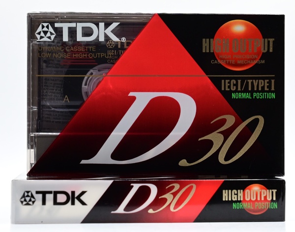 Аудіокасета: TDK D30 (1992) 30T0390 фото