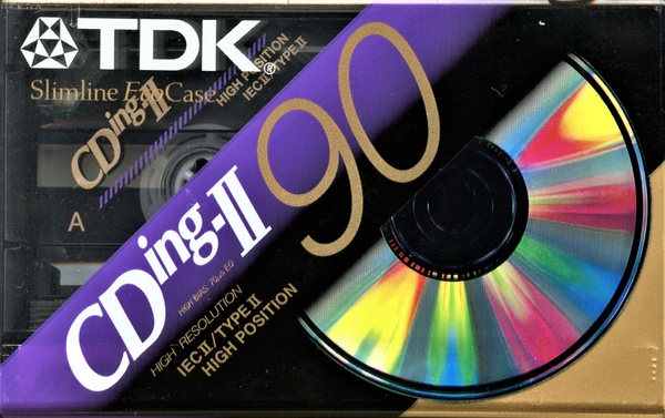 Аудіокасета TDK CDing II 90 (1992) T071 фото