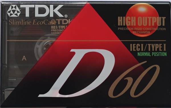 TDK D60 Slim (1992) T021 фото