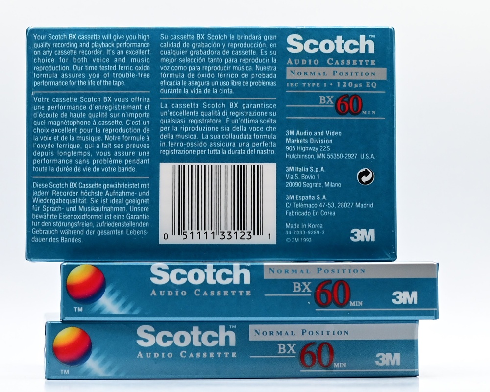 Аудіокасета Scotch BX 60 (1993) T0089362 фото