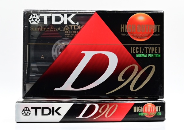 Аудіокасета: TDK D90 Slim (1992) 3T0390 фото