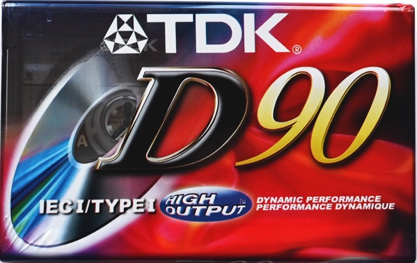 Аудіокасета TDK D90 (1997) T022-1 фото