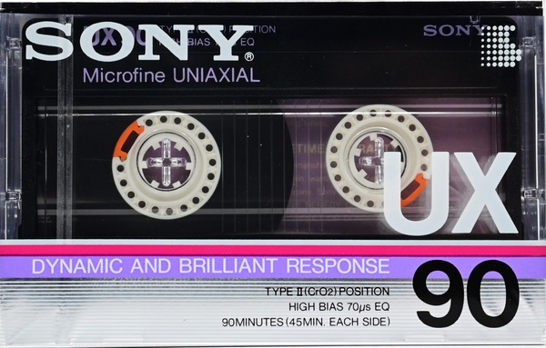 Аудіокасета: Sony UX 90 (1986) 2_T133 фото