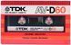 Аудіокасета: TDK AV-D60 (1982) T00260-2A фото 1