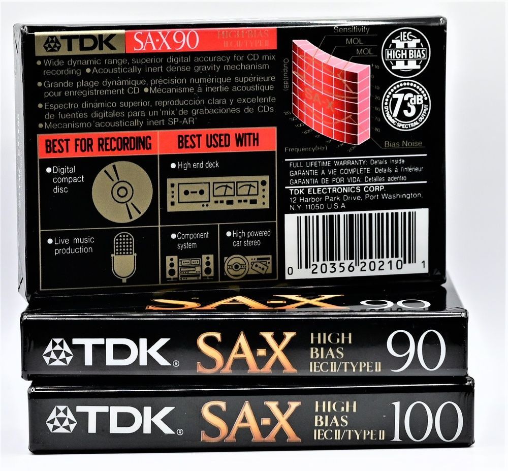 Аудіокасета TDK SA-X 90 (1992) 0_900 фото