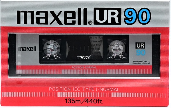 Аудіокасета MAXELL UR90 (1985) T003862 фото