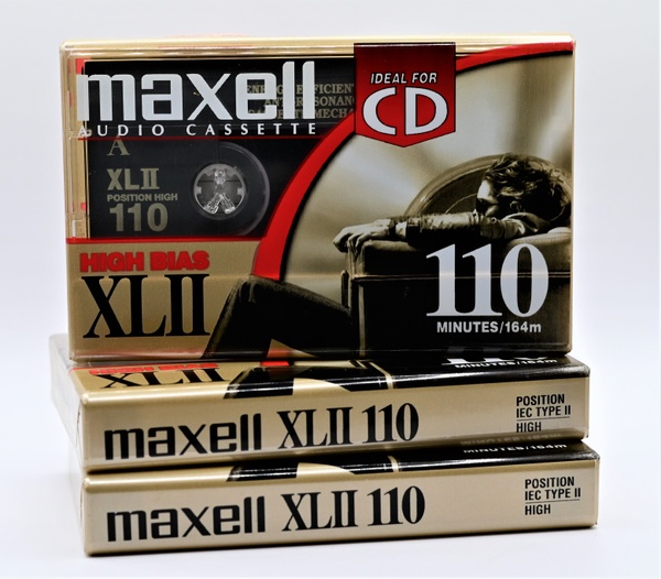 Аудіокасета Maxell XL II 110 (2002) 2_T117021 фото