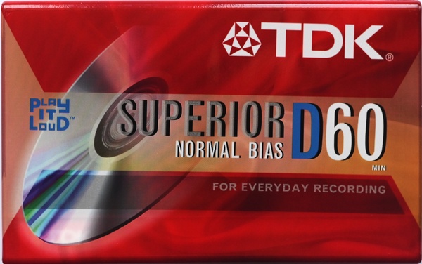 Аудіокасета TDK Superior D 60 (2003) T009 фото