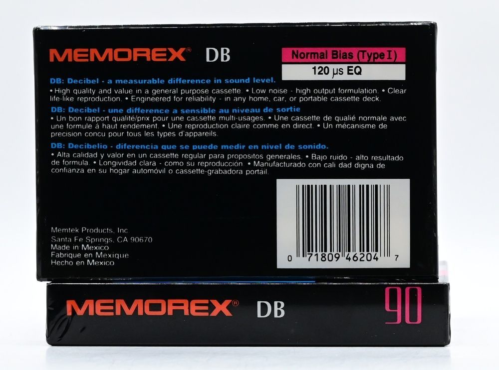Аудіокасета Memorex DB 90 132DB фото