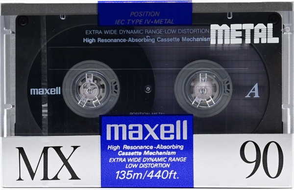 Аудіокасета MAXELL MX 90 (1988) MX90 фото