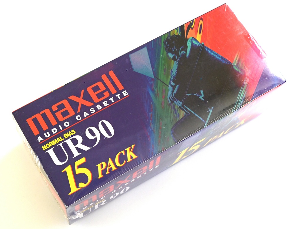 Аудіокасета MAXELL UR 90 PACK 15 (2002) pack15 фото