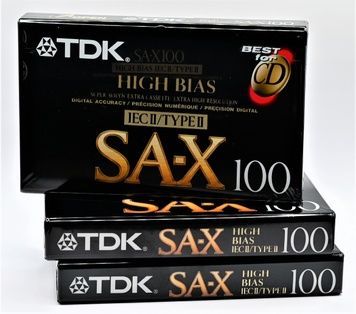 Аудіокасета TDK SA-X 100 (1992) 5T060_100 фото