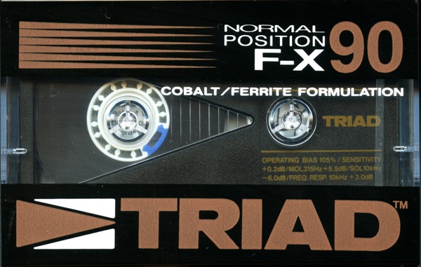 Аудіокасета TRIAD F-X 90 (1986) T030 фото