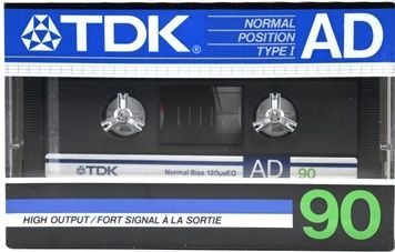 Аудіокасета: TDK AD90 (1987) 1002 фото