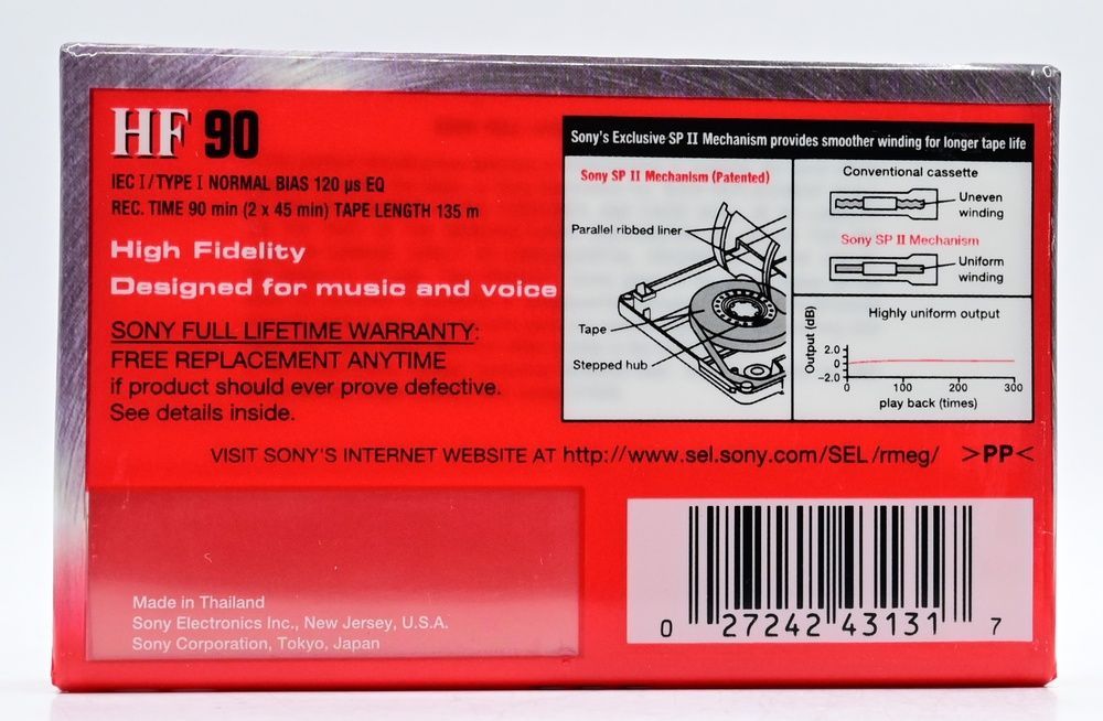 Аудіокасета Sony HF 90 50472609 фото