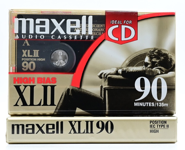 Аудіокасета Maxell XL II 90 (2002) T190 фото