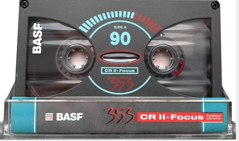 Аудіокасета Basf 353 CR II-Focus (1994) T032 фото