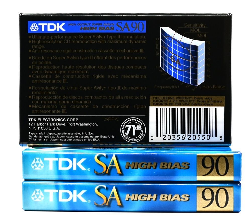 Аудіокасета TDK SA 90 (2000) 360190 фото