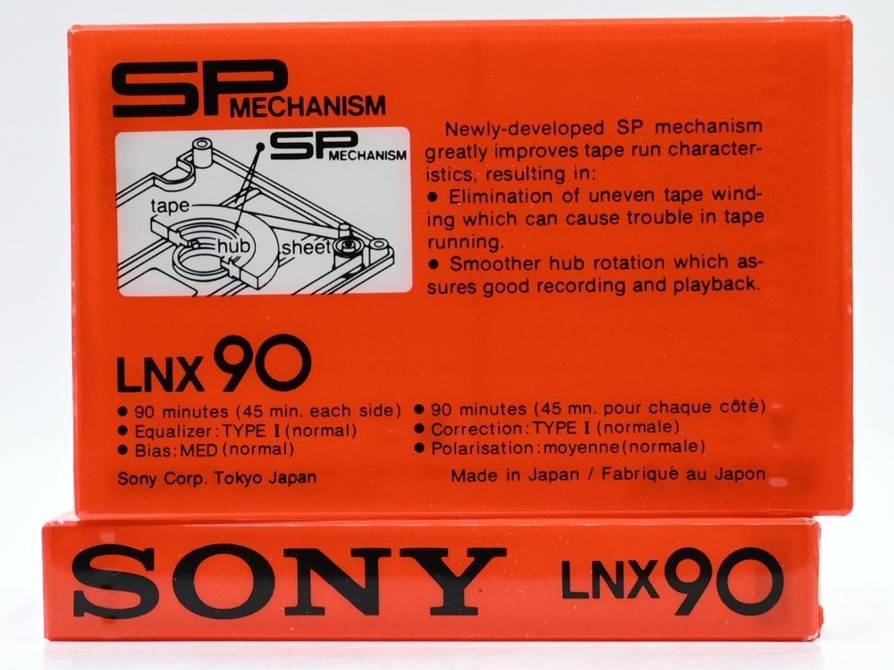 Аудіокасета Sony LNX 90 (1978) lnx90 фото