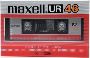 Аудіокасета MAXELL UR46 (1985) 463862 фото