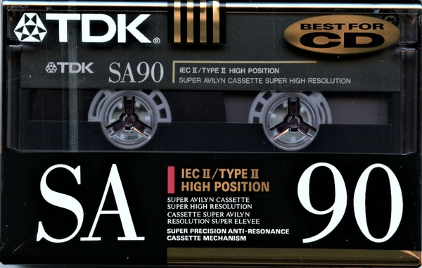 Аудіокасета TDK SA 90 (1991) T060 фото