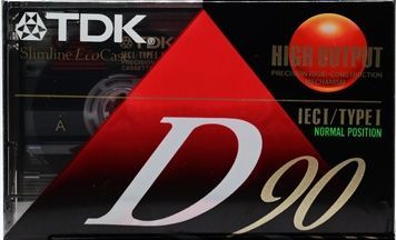 Аудіокасета: TDK D90 Slim (1992) 2T03902 фото