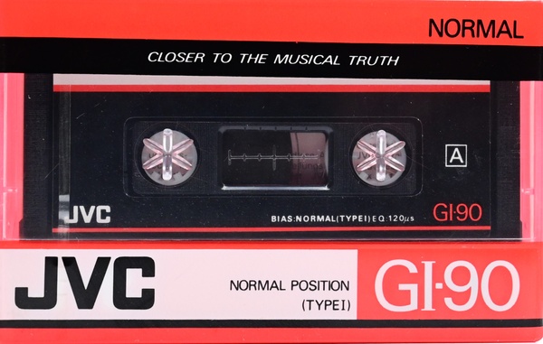 Аудіокасета JVC GI 90 (1988) 3T048GI2 фото