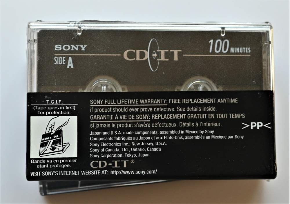 Аудіокасета Sony CD-IT 100 (1995) T041 фото