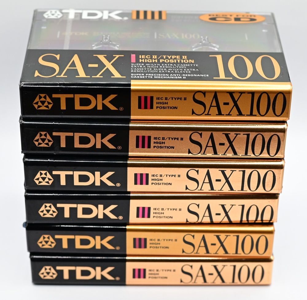 Аудіокасета TDK SA-X 100 (1990) 5T060_5 фото