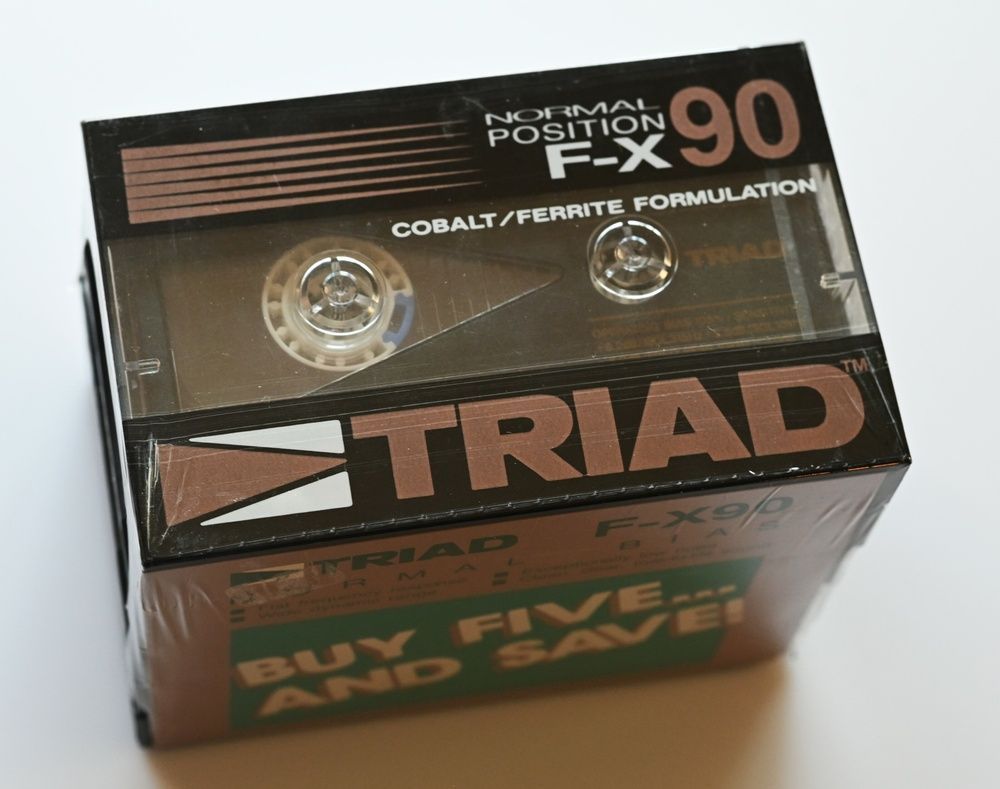 Аудіокасета TRIAD F-X 90 (1986) 1T030 фото