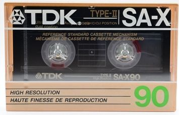 Аудіокасета TDK SA-X 90 (1987) 2_T060 фото