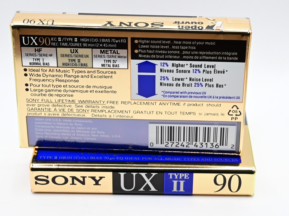 Аудіокасета: Sony UX 90 (1992) ST131900 фото