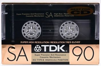 Аудіокасета TDK SA 90 (1989) T060_120 фото