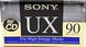 Аудіокасета: Sony UX 90 (1992) ST131900 фото 1