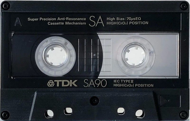 Аудіокасета TDK SA 90 (1989) T060_120 фото