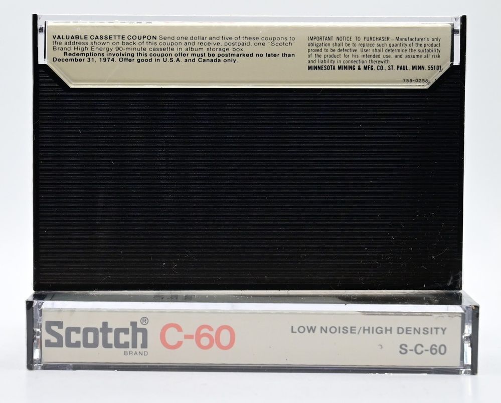 Аудіокасета Scotch С60 LOW NOICE (1975) sc60 фото