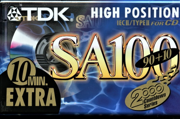Аудіокасета TDK SA 100 2000 countdown (2000) T055 фото