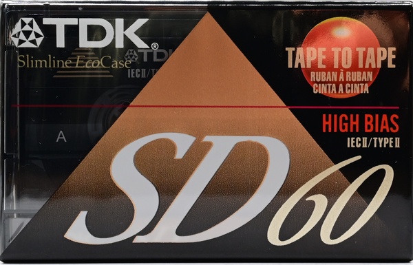 Аудіокасета: TDK SD 60 (1992) 60_2_T121 фото